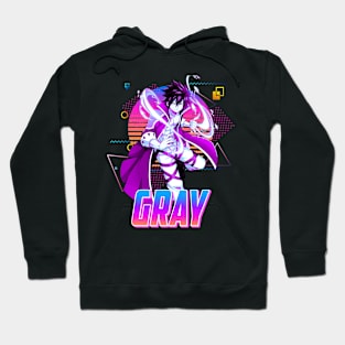 Gray Retro - Fairy tail Hoodie